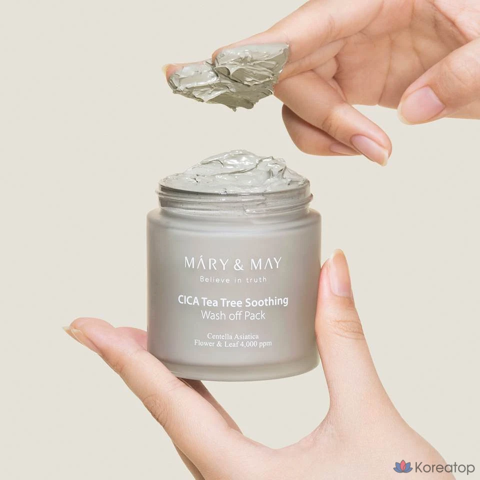 Пилинг Mary&amp;May Cica Tea Tree Soothing Wash-off Pack, 125 г, 1 шт.