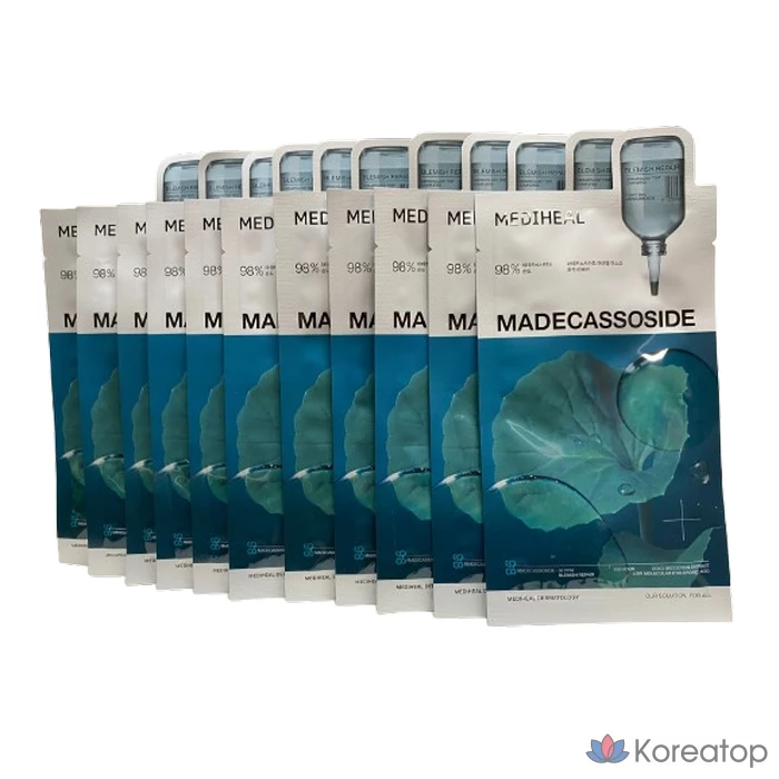 Тканевая маска для лица MEDIHEAL Essential Mask Madecassoside, 11 шт.