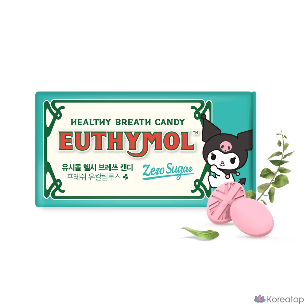 Драже для свежести дыхания Euthymol Healthy Breath Fresh Eucalyptus, 34 г, 1 шт.
