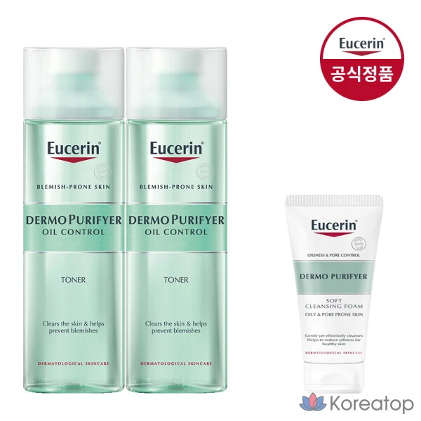 Тонер Eucerin Dermo Purifyer Oil Control, 400 мл, 1 шт.