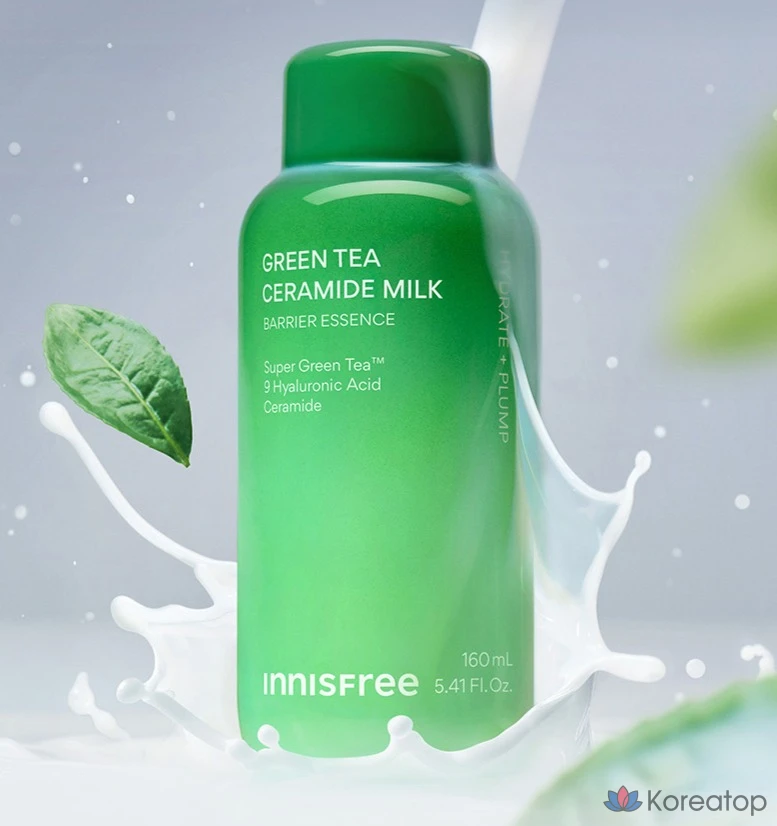 Эссенция Innisfree Green Tea Ceramide Milk Essence, 90 мл, 1 шт.