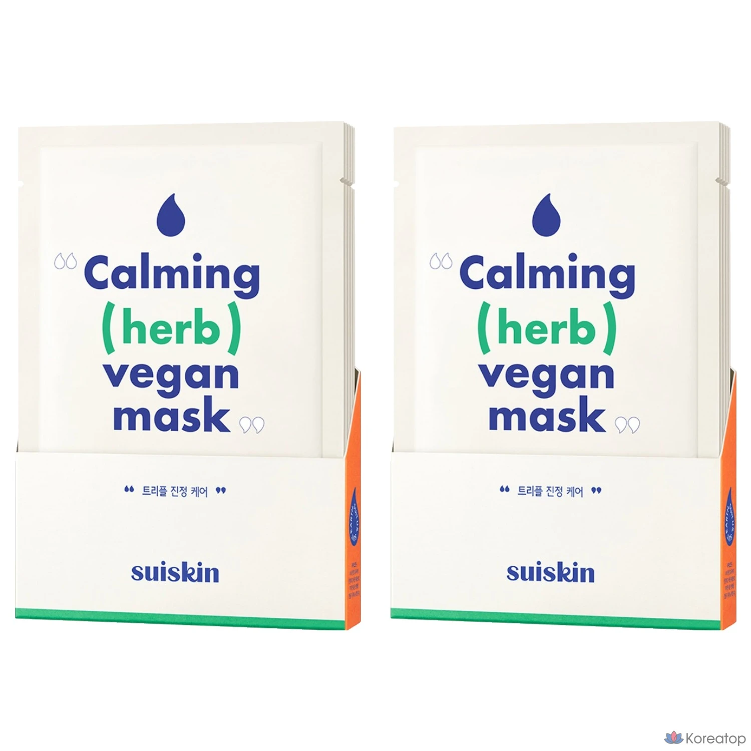 Тканевая маска для лица Suiskin Comfort Calming Herb Sheet Mask, 5 шт.