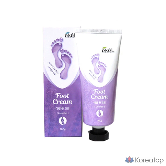 Пилинг Ekel Blowing Lavender Shea Butter Foot Cream, 100 г, 1 шт.