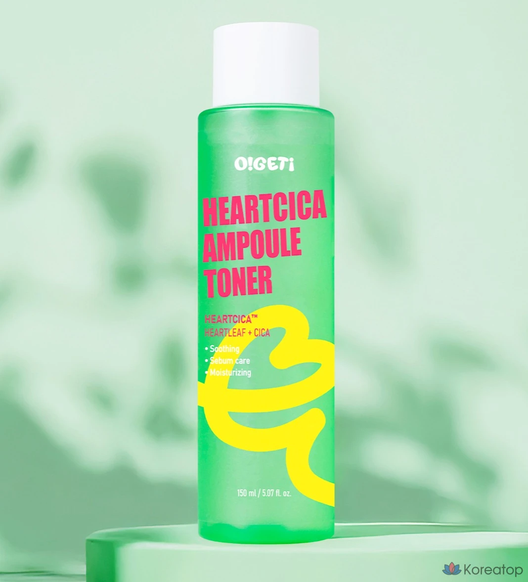 Тонер O!GETi Heart Cica Ampoule Toner, 150 мл, 1 шт.
