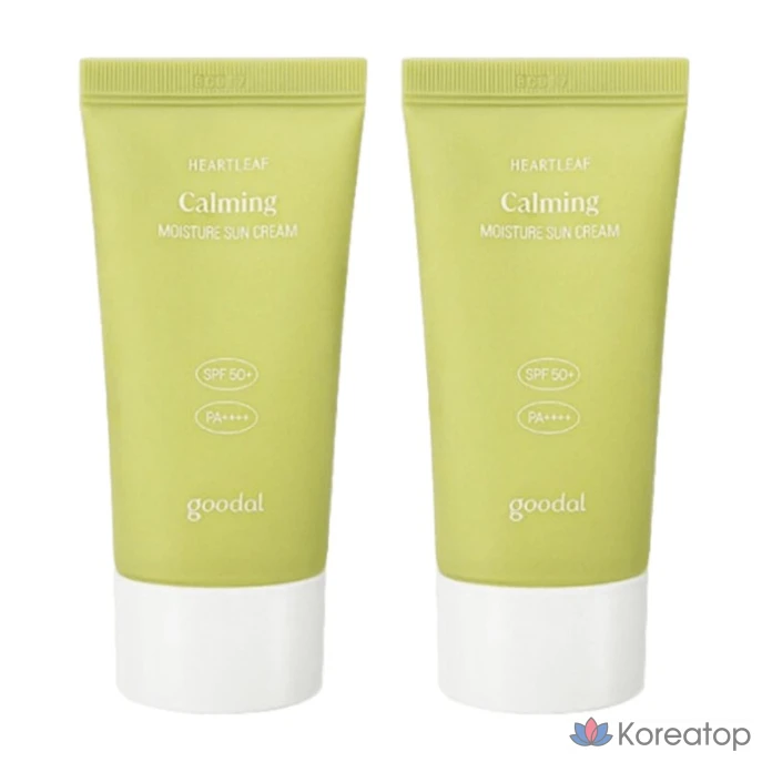 Солнцезащитный крем Goodal Heartleaf Calming Moisture Sun Cream, 100 мл, 1 шт., фото 2