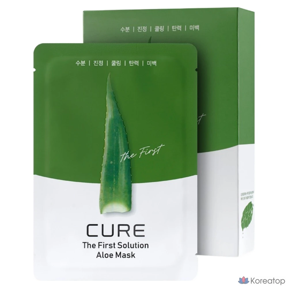 Тканевая маска для лица KIM JEONG MOON Aloe Cure The First Solution Mask, 10 шт.