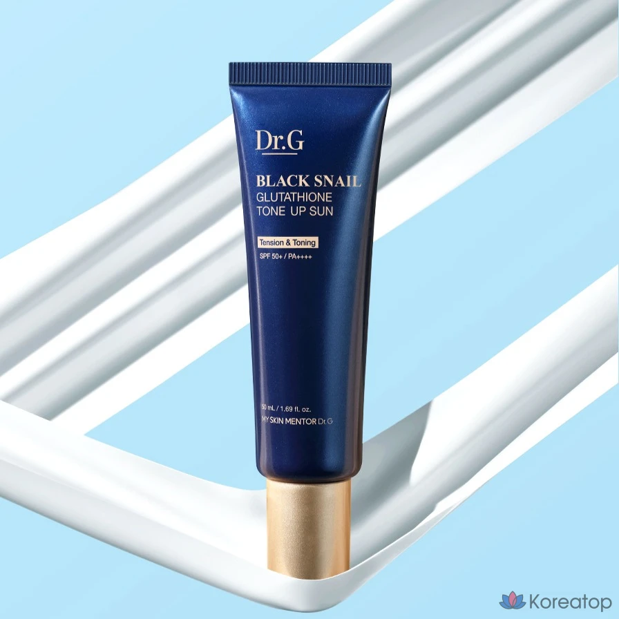 Солнцезащитный крем Dr. G Black Snail Glutathione Tone-Up SPF50+ PA++++, 50 мл, 1 шт.