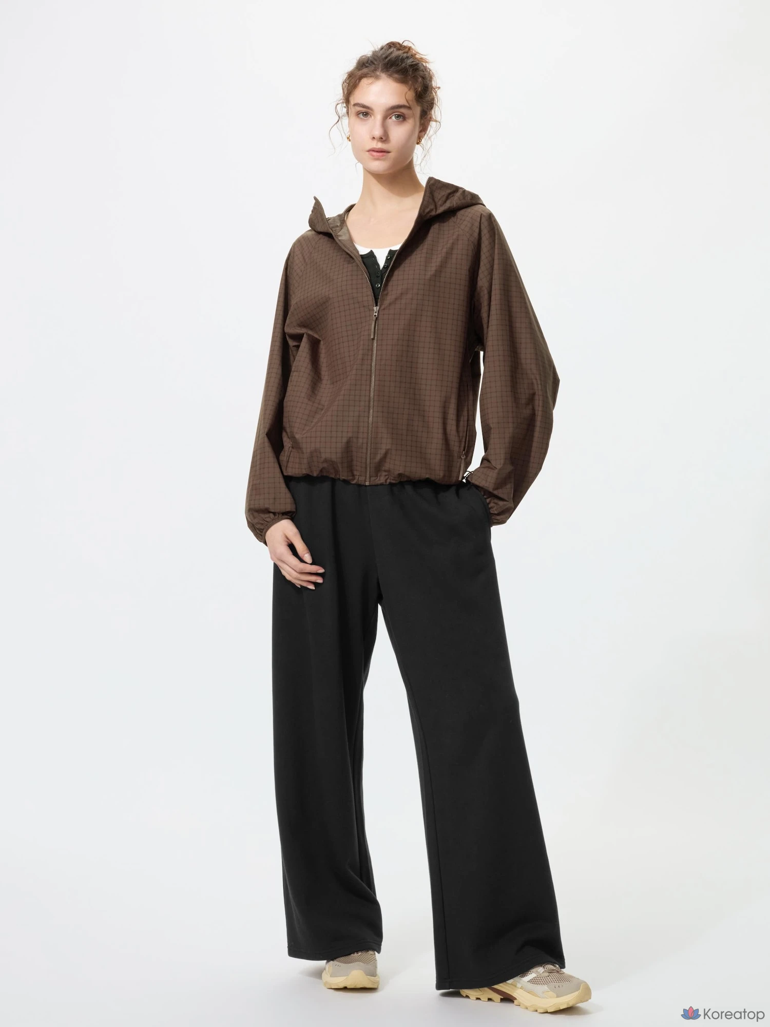 Парка Uniqlo Pocketable UV Protection Parka (Pattern)