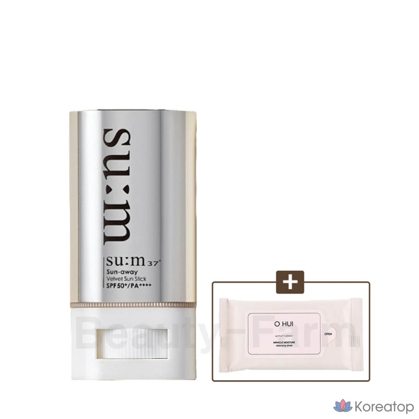 Солнцезащитный стик SU:M37 Sunaway Velvet Sun Stick, 18 г, 1 шт.