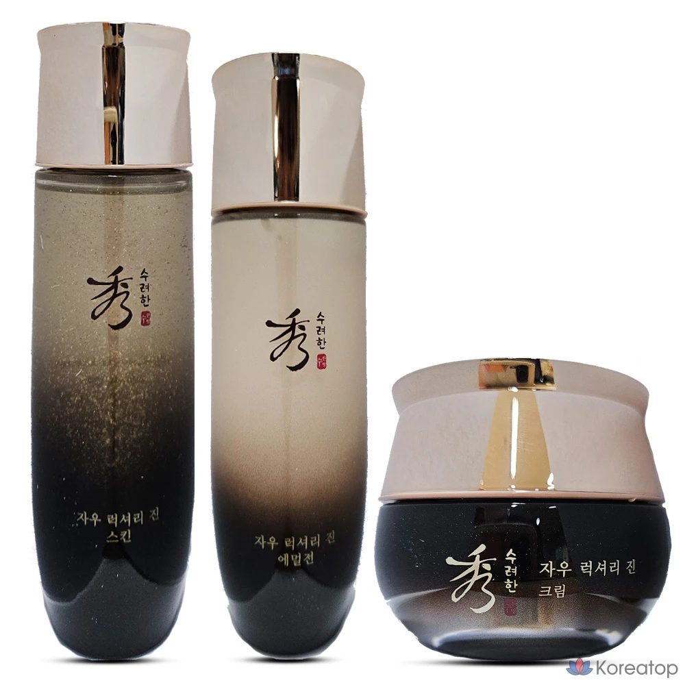 Набор для ухода Sooryehan Jawoo Luxury Jin 3-piece Set (Toner + Emulsion + Cream), 1 шт.