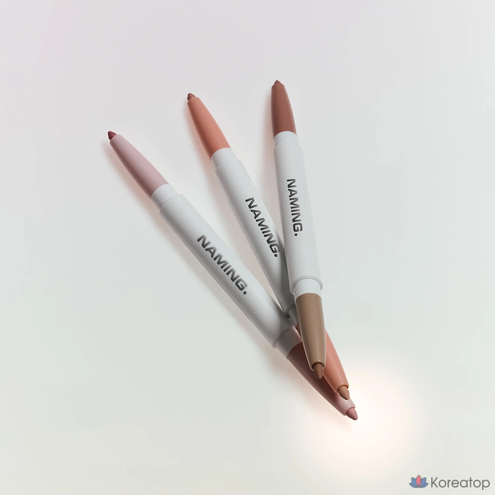 Карандаш для глаз NAMING Perfect Eye Designing Pencil Dual Liner, оттенок Ombre Nudy, 1 шт., фото 2