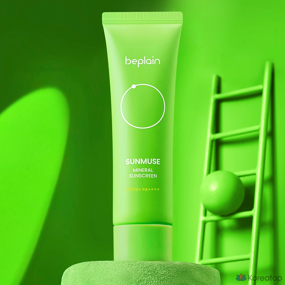 Солнцезащитный крем Beplain Sunmuse Mineral Green Sun Cream SPF50+ PA++++, 50 мл, 1 шт.
