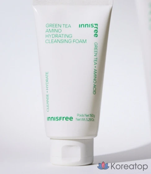 Пенка для умывания Innisfree Green Tea Cleansing Foam, 150 мл, 1 шт.