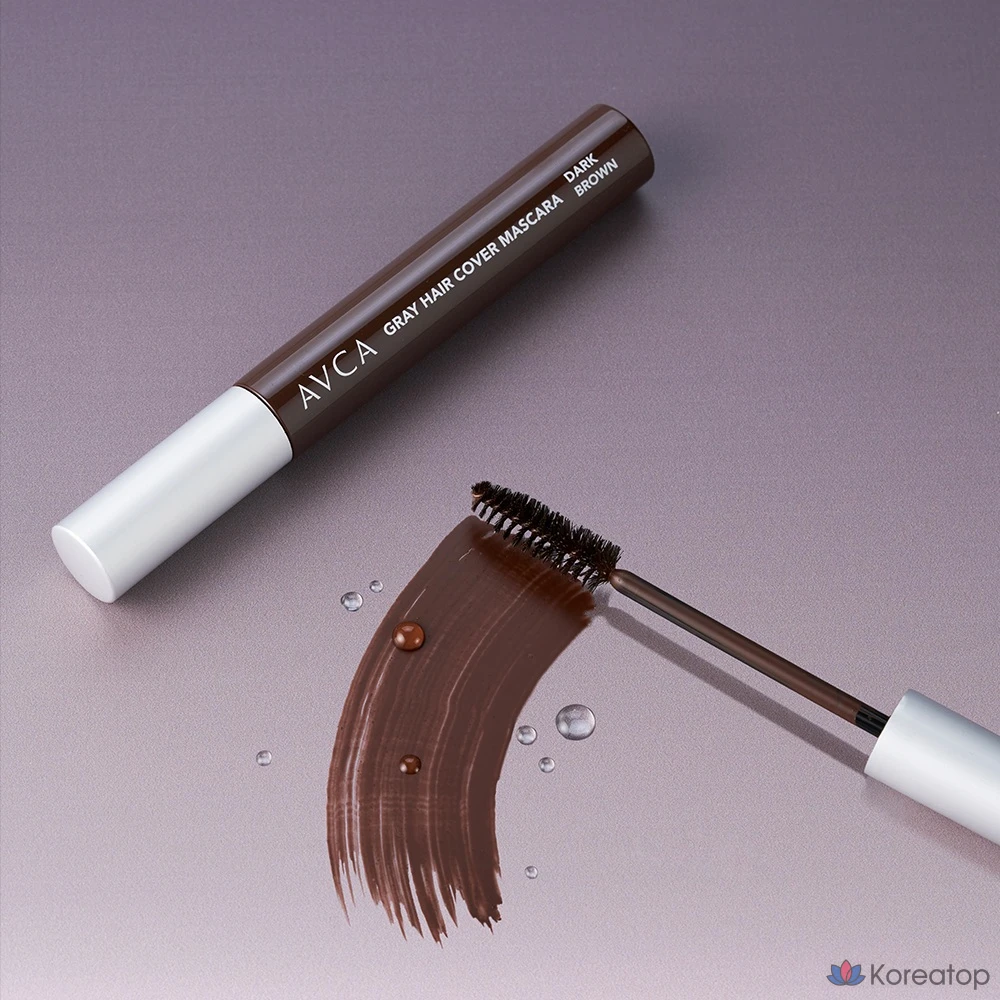 Хна для волос AVCA Rapid Grey Cover Hair Mascara, оттенок Dark Brown, 7 г, 1 шт.