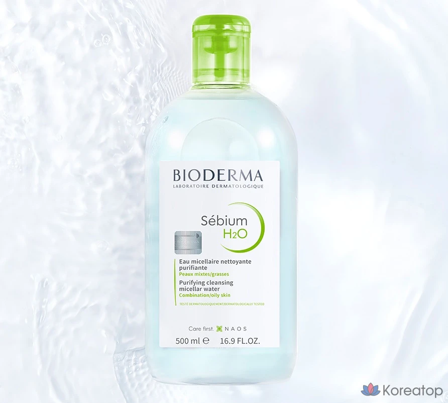 Набор для ухода Bioderma Sebium H2O Cleansing Water 2-piece Set (500 мл + 100 мл), 1 шт.