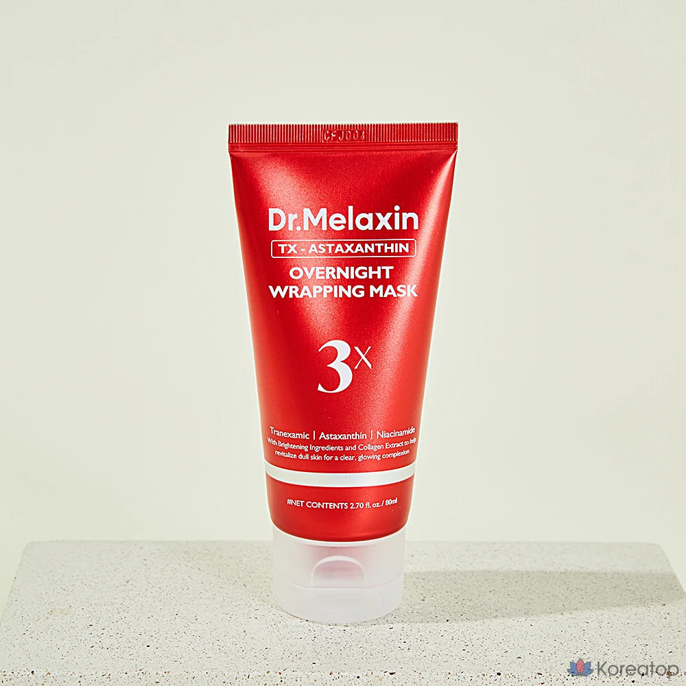 Маска для лица Dr. Melaxin TX Astaxanthin Overnight Wrapping Mask, 80 мл, 2 шт., фото 2