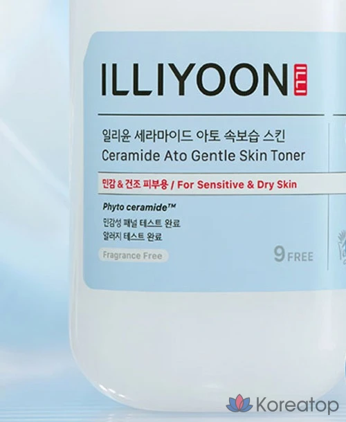Тонер ILLIYOON Ceramide Ato Soothing Skin, 250 мл, 1 шт.