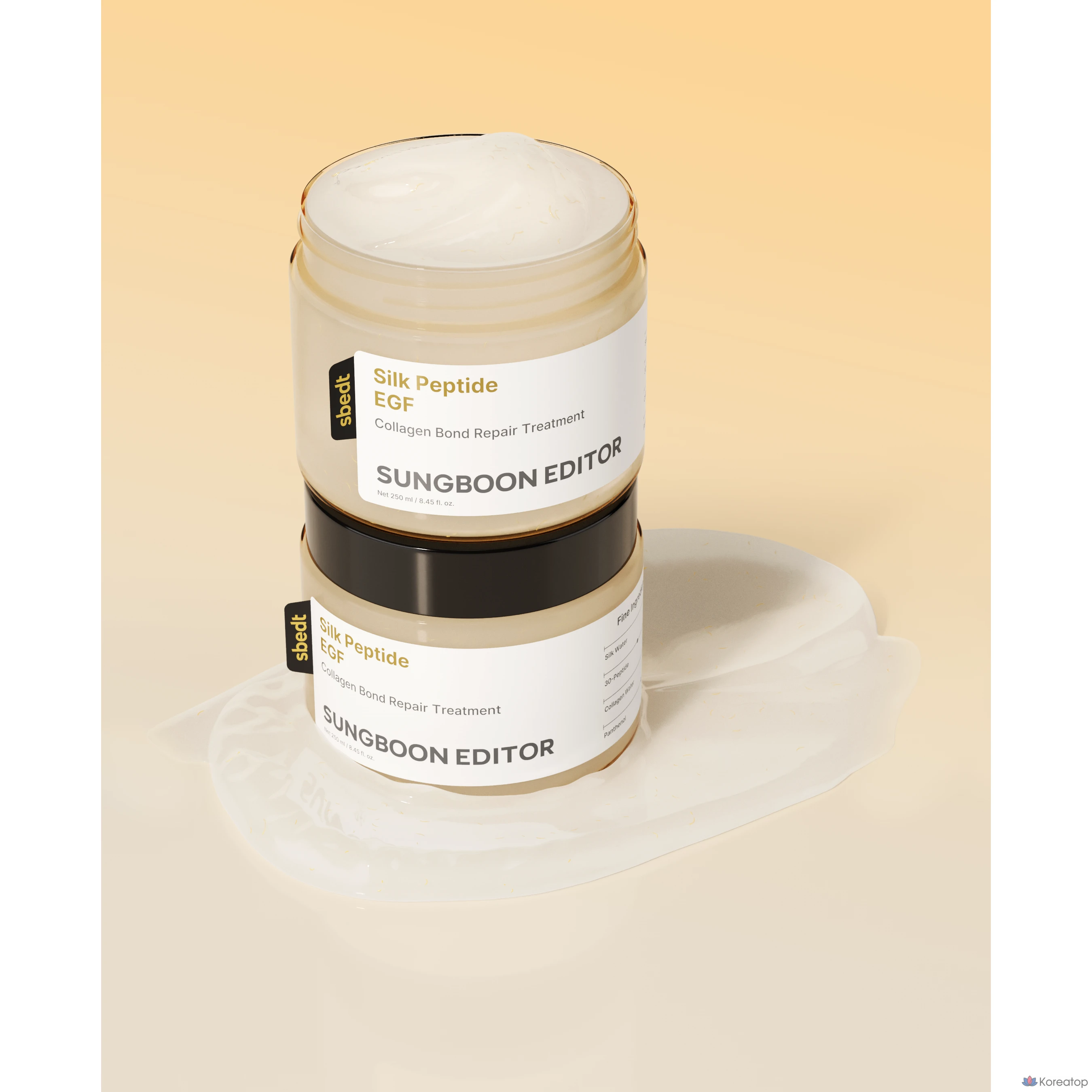 Восстанавливающая маска для волос Sungboon Editor Silk EGF Gold Collagen Hair Pack, 250 мл, 1 шт.