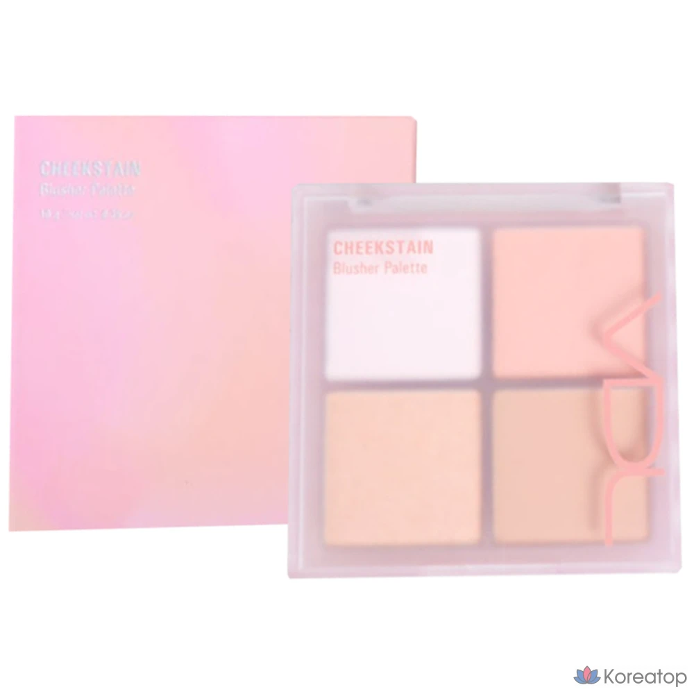 Румяна-палетка VDL Cheek Stain Blusher Palette, оттенок 01 Iconic Peach, 10 г, 1 шт.