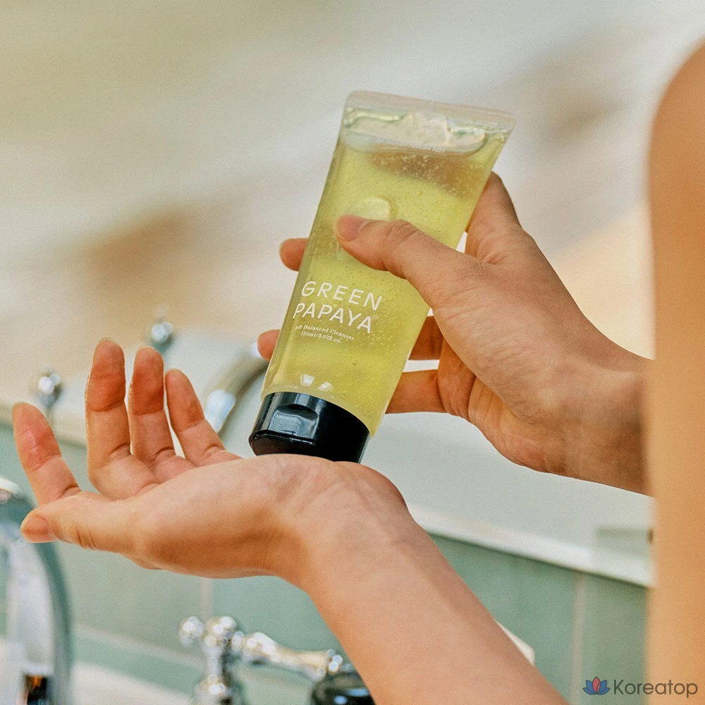 Гидрофильное масло SHAISHAISHAI Green Papaya pH Balanced Cleanser, 150 мл, 1 шт.