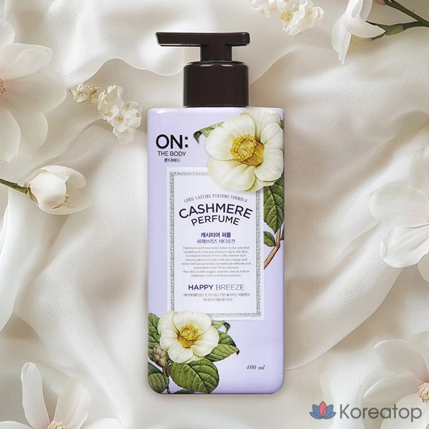 Лосьон для тела Pure Derma On The Body Cashmere Perfume Happy Breeze, 400 мл, 1 шт.