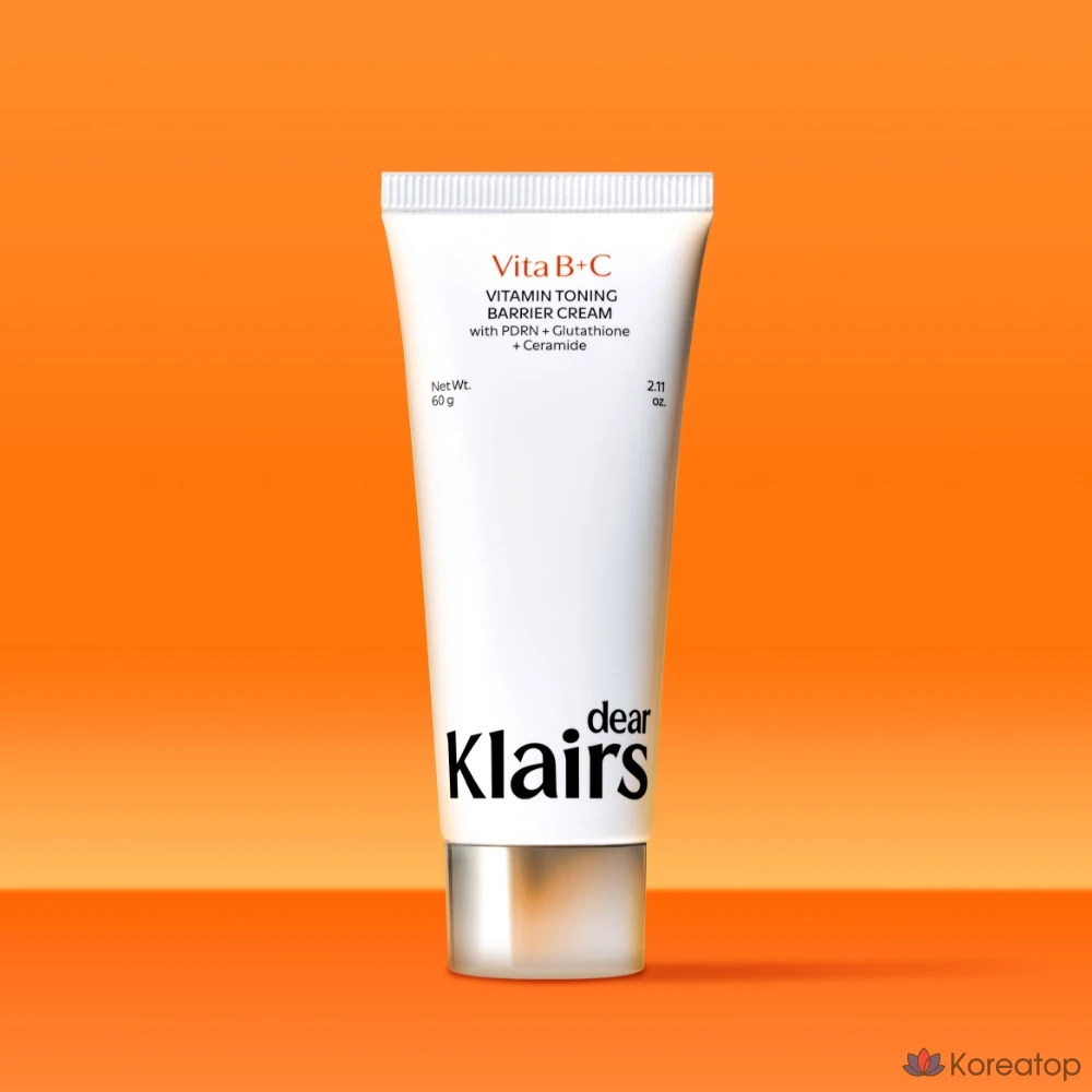 Крем Dear, Klairs Vitamin Toning Barrier Cream, 60 г, 1 шт.