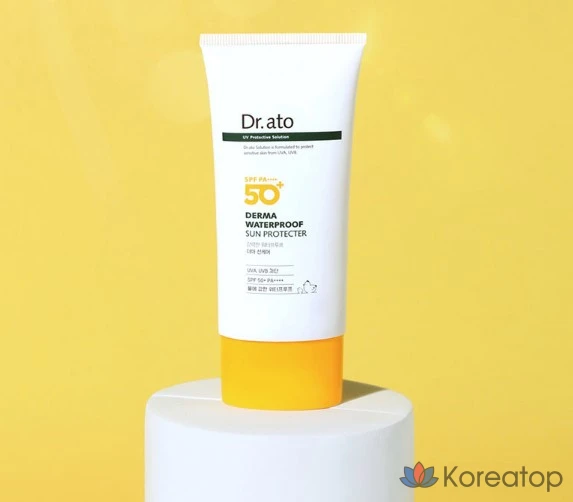 Солнцезащитный крем Dr. Ato Derma Waterproof Sun Protector SPF50+ PA++++, 80 мл, 1 шт.