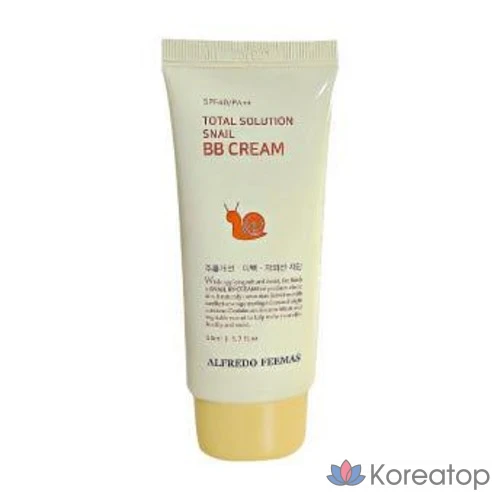 Тональный крем Alfredo Feemas Total Solution Snail BB Cream, 50 мл, 1 шт., фото 2