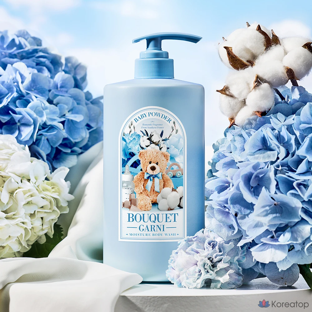 Гель для душа Bouquet garni Moisture Body Wash Baby Powder, 1 л, 1 шт., фото 2