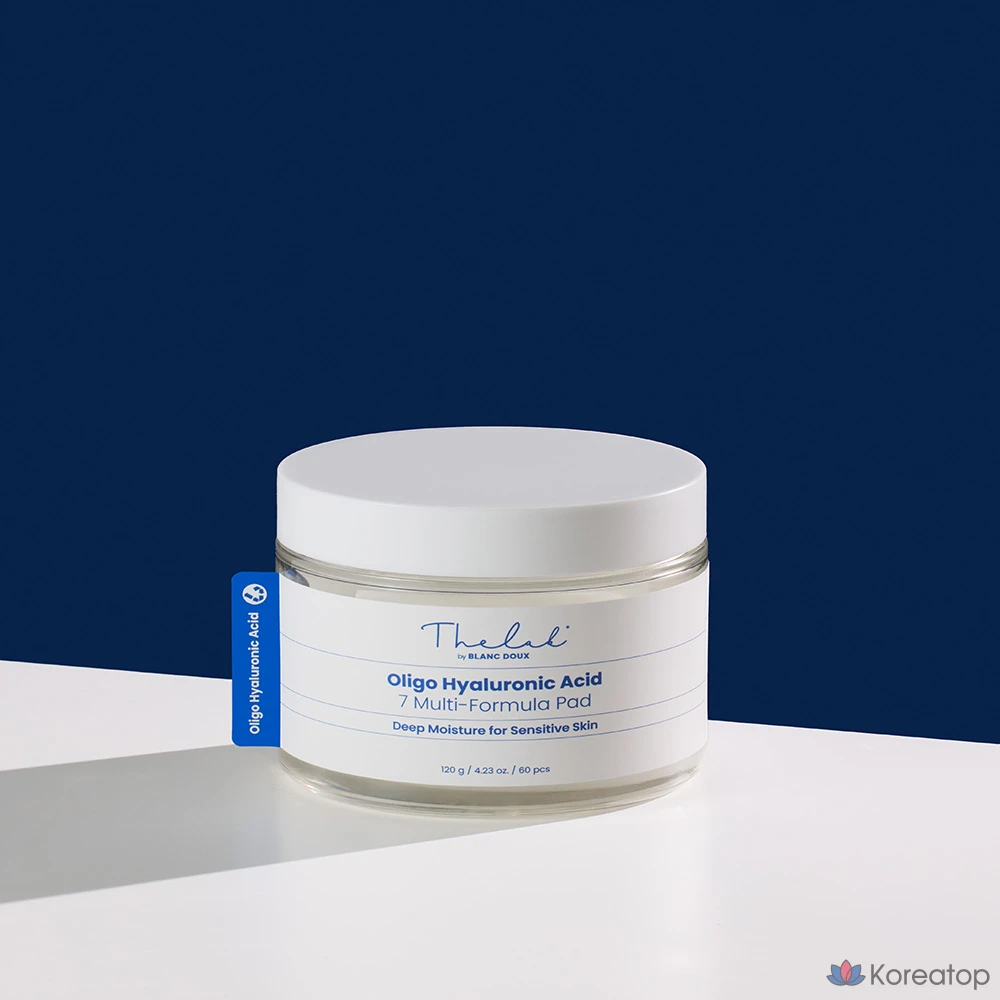 Пэды для лица THE LAB by blanc doux Oligo Hyaluronic Acid 7 Multi Formula, 120 г, 60 шт.