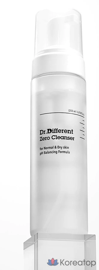 Очищающее средство Dr. Different Zero Cleanser, для нормальной и сухой кожи, 200 мл, 1 шт.