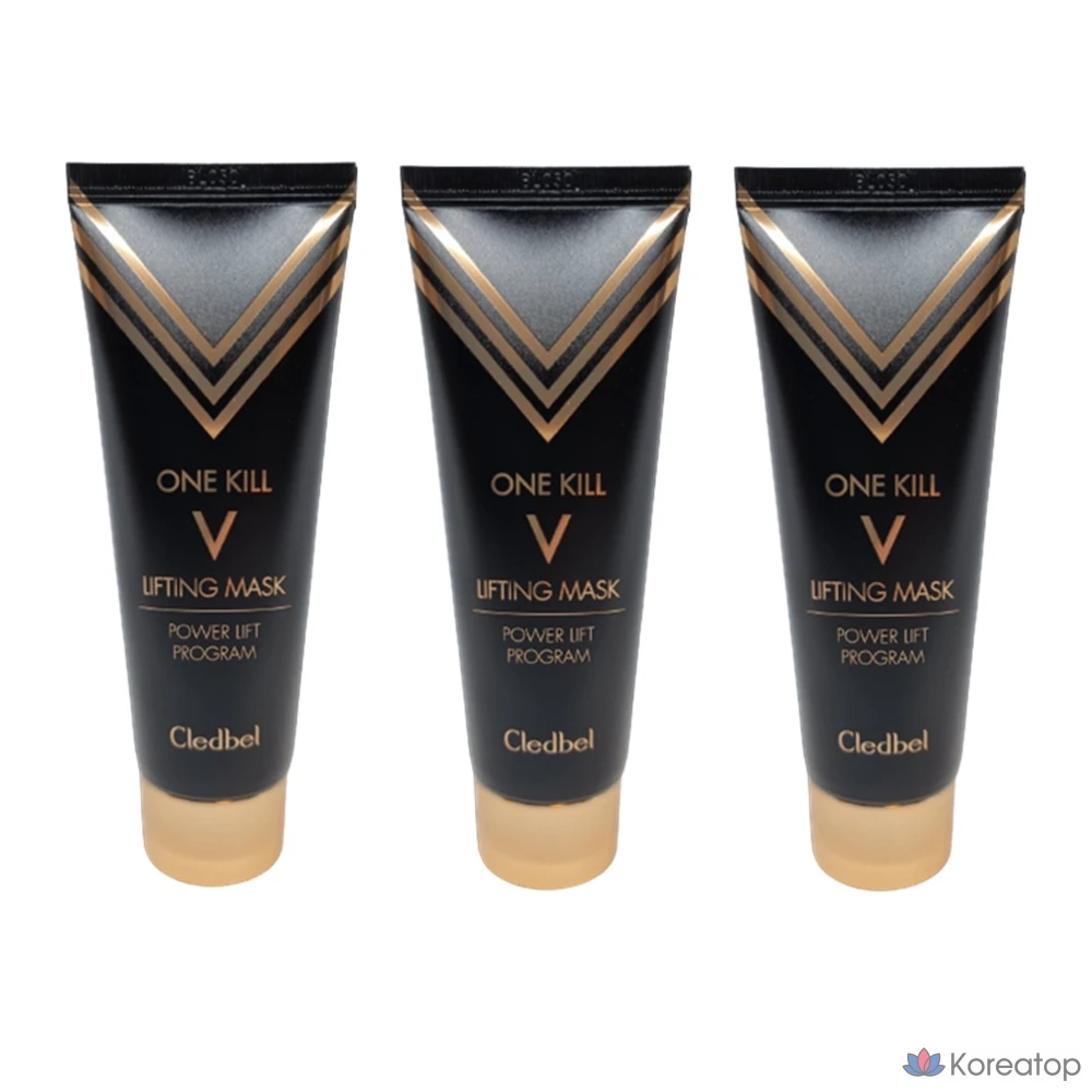 Тканевая маска для лица Cledbel One Kill V Real Lifting Mask, 3 шт.