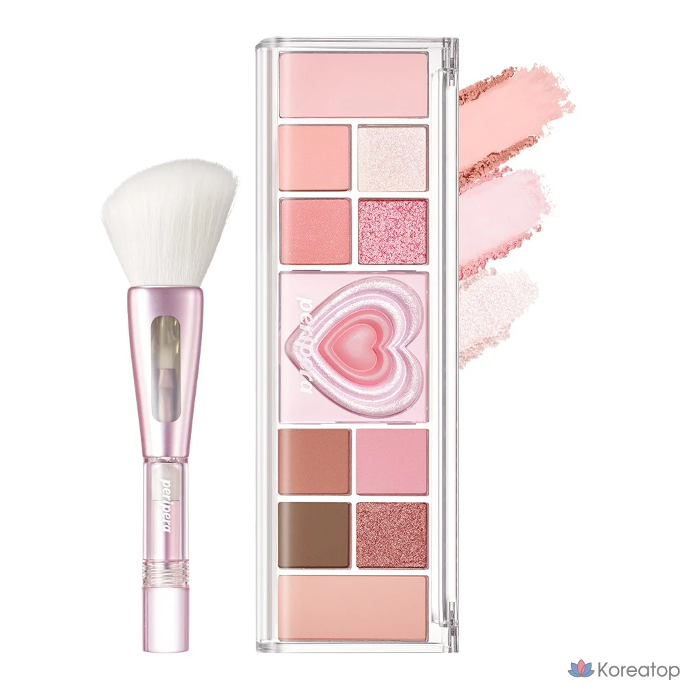Палитра теней для век Peripera All Take Mood Like Palette + Brush, оттенок 01 Prestige Pink, 1 шт.