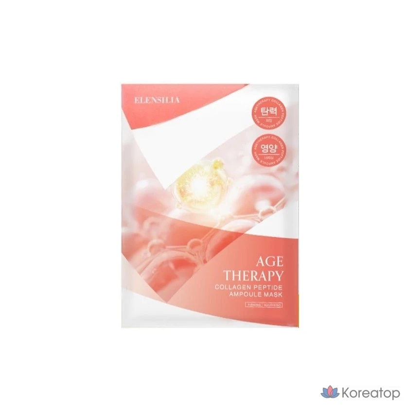 Тканевая маска для лица Elensilia Age Therapy Collagen-Peptide Ampoule Mask, 1 шт.