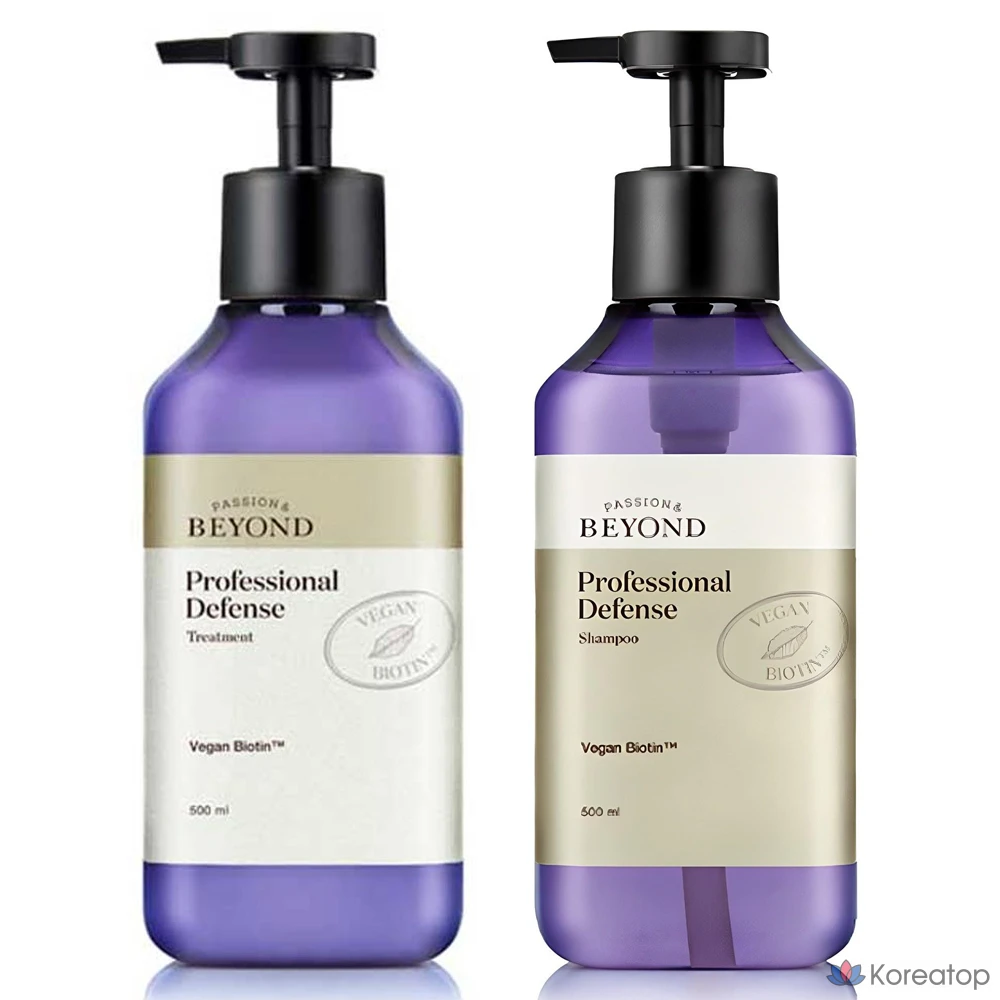 Шампунь BEYOND Professional Defense Vegan Shampoo + Hair Treatment, 500 мл, 1 шт.