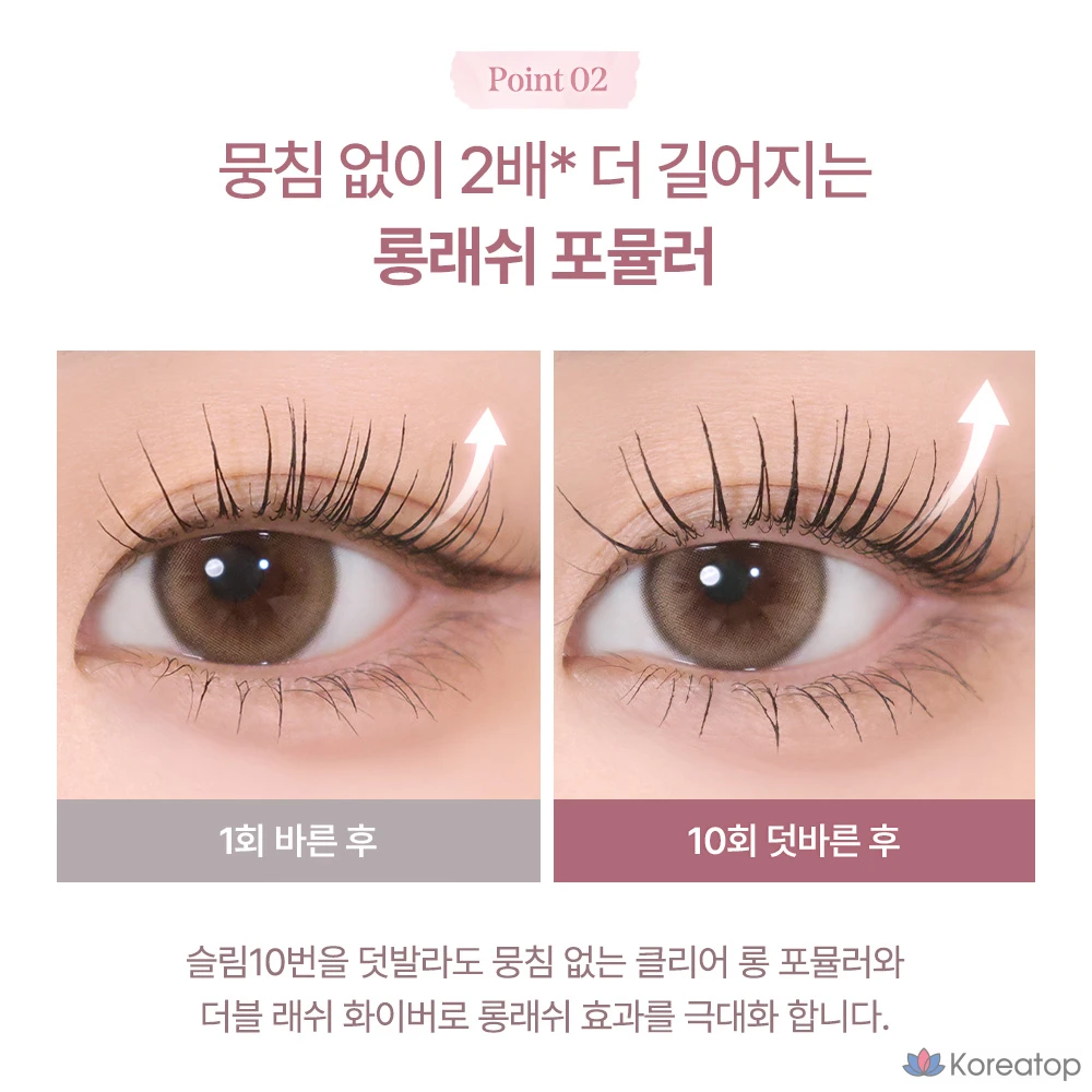 Тушь для ресниц Milk Touch 24H Lasting Strong Long Lash Iconic Mascara, оттенок Brown, 1 шт., фото 2