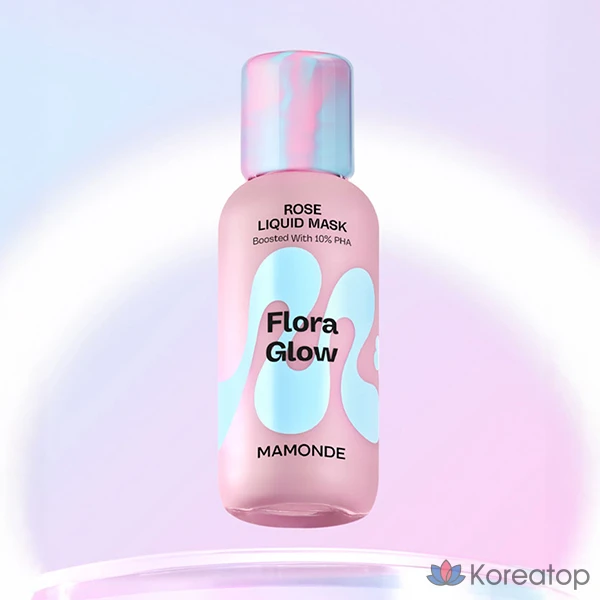 Жидкая маска-тонер для лица Mamonde Flora Glow Rose Liquid Mask, 80 мл, 1 шт.