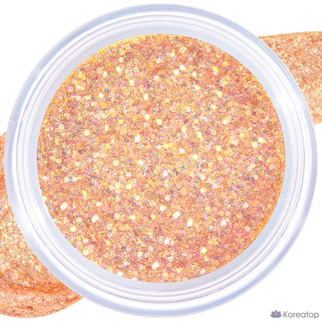 Глиттер-гель для лица Unleashia Get Loose Glitter Gel, оттенок NO 6 Sunset Lover, 4 г, 1 шт.