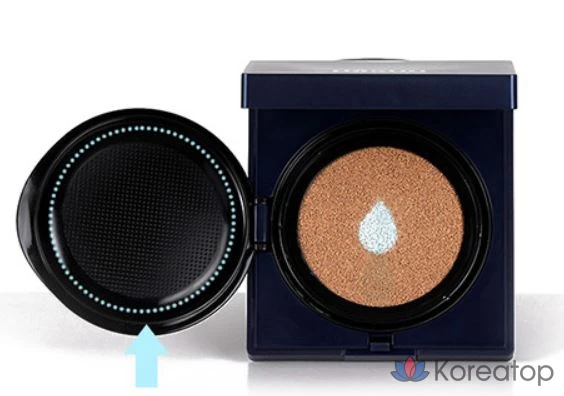 Кушон DASHU Men's Aqua Mat BB Cushion Foundation, оттенок Deep Beige, 15 г + 15 г, 1 шт.