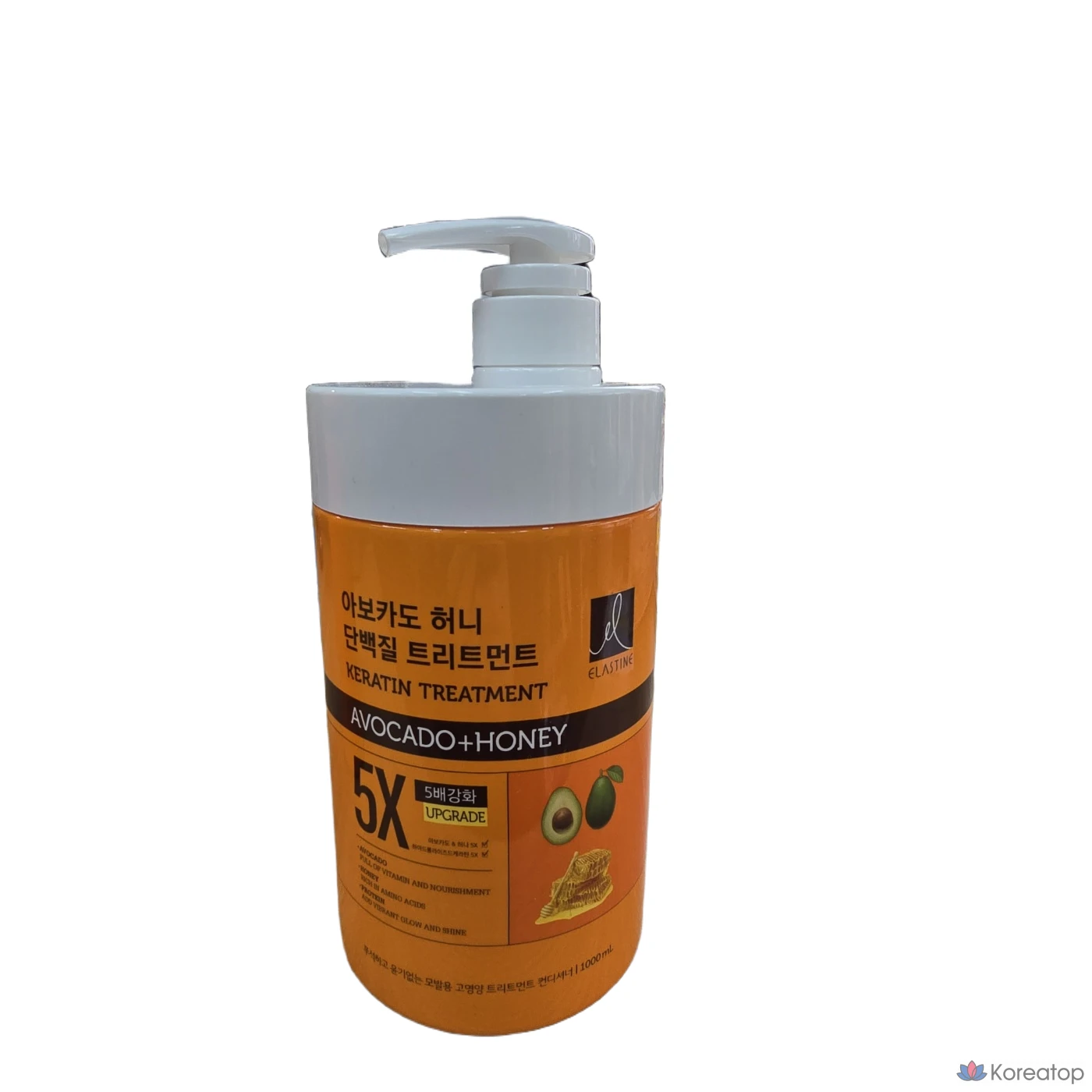 Кондиционер-ополаскиватель Elastine 5X Avocado Honey Protein Treatment, 1 л, 1 шт.