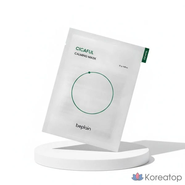 Тканевая маска для лица Beplain Cicaful Calming Mask, 1 шт.