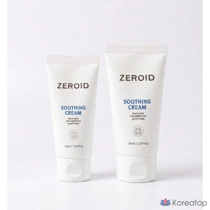 Успокаивающий крем ZEROID Soothing Cream Set (+ Foaming Cleanser), 130 мл, 1 шт., фото 2