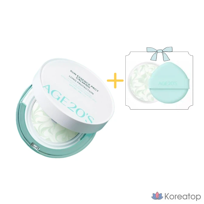 Кушон AGE 20S New Sun Essence Pact SPF50+ PA++++, 12.5 г, 1 шт.
