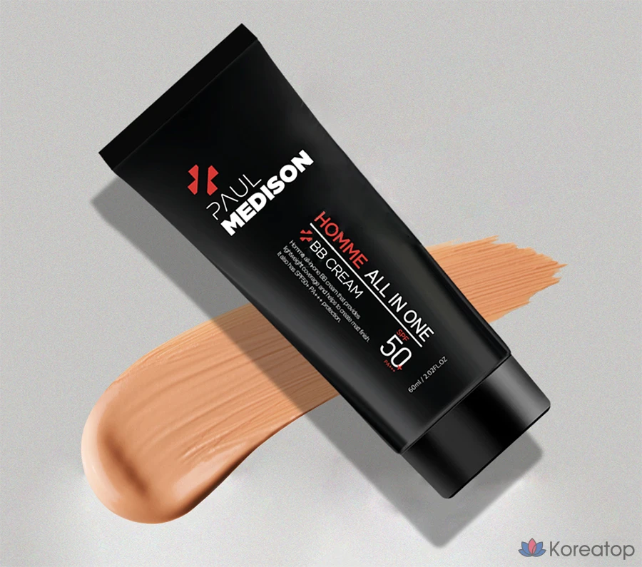 ВВ-крем Paul Medison Homme All-in-One, SPF 50+ PA+++, 60 мл, 1 шт.