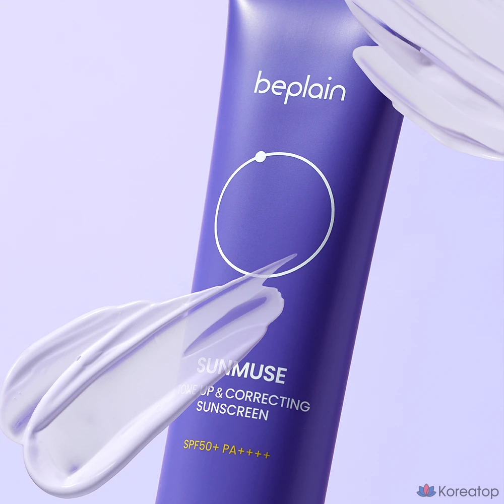 Солнцезащитный крем Beplain Sunmuse Tone Up &amp; Correcting Sun Cream SPF50+ PA++++, 50 мл, 1 шт.