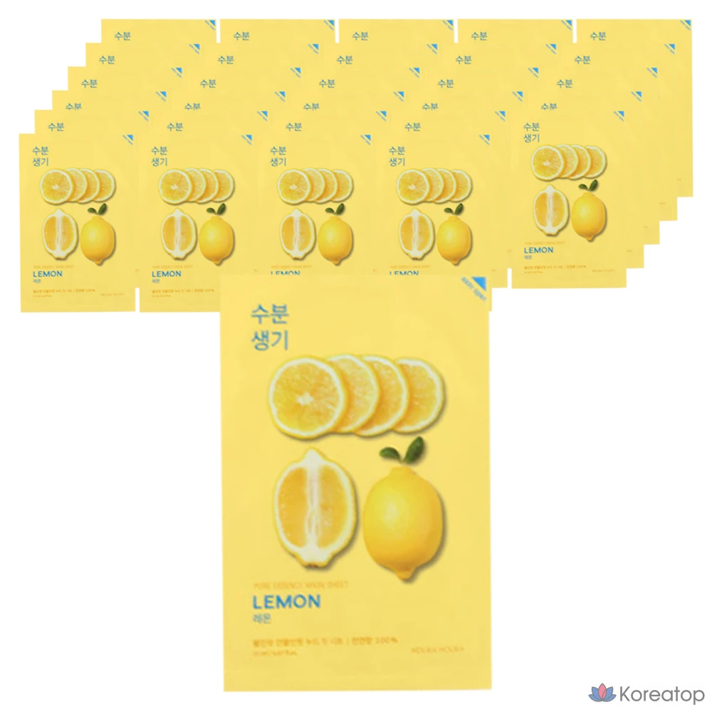 Тканевая маска для лица Holika Holika Pure Essence Mask Sheet Lemon, 30 шт.