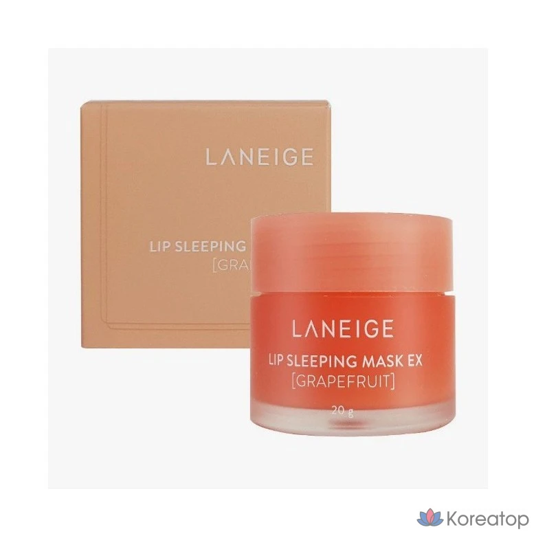 Бальзам для губ LANEIGE Lip Sleeping Mask EX, оттенок Grapefruit, 1 шт.