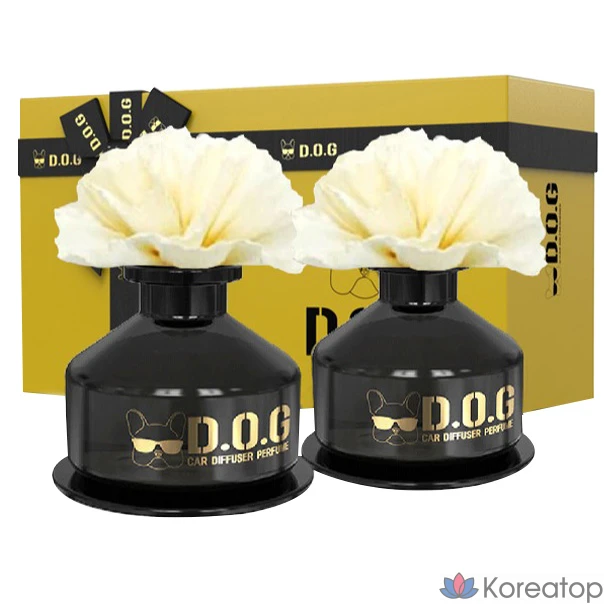 Диффузор для автомобиля DA99 Dogdog, аромат Green Floral, 100 мл, 2 шт.