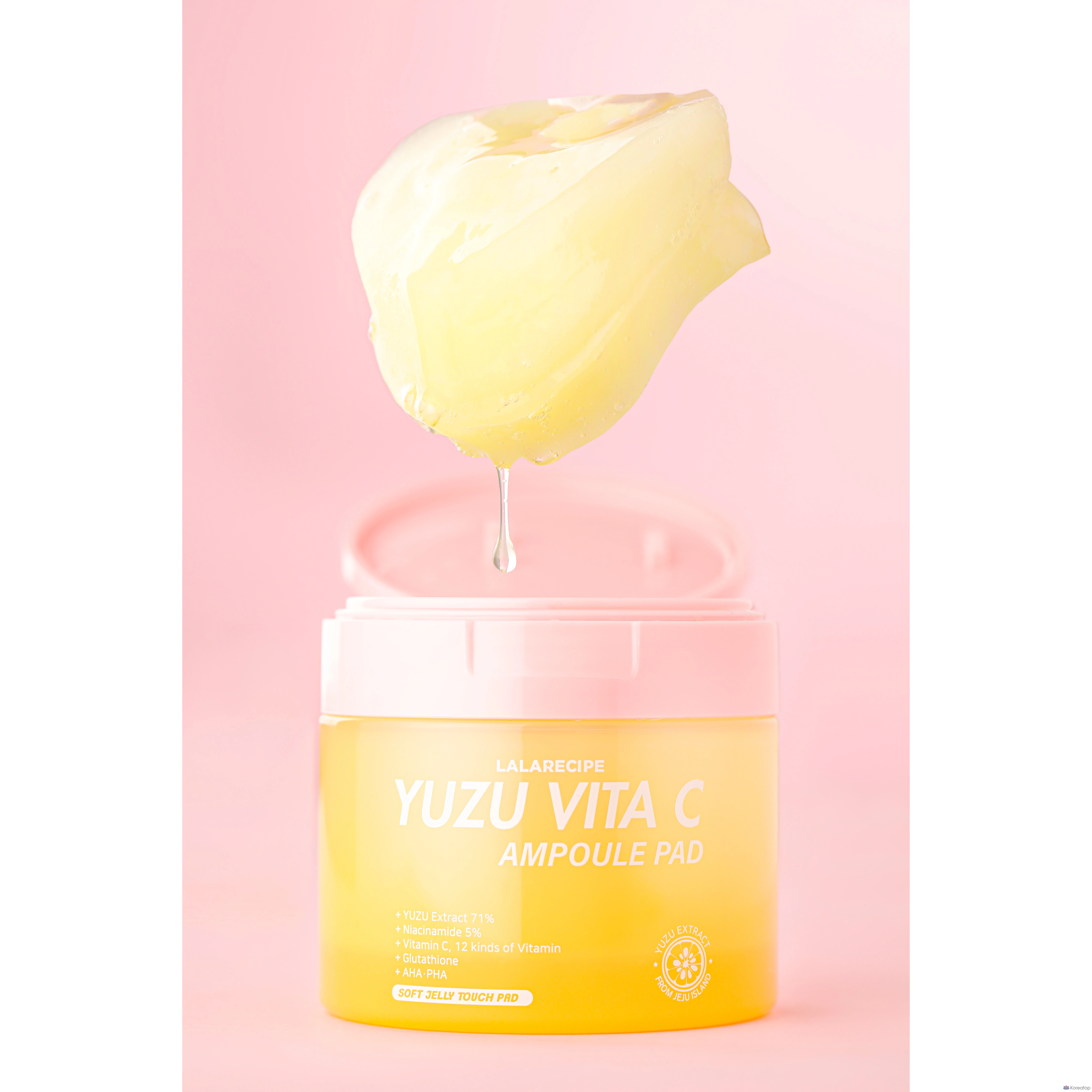 Ампульные пэды LALARECIPE Yuja Vitamin Ampoule Pad, 80 шт.
