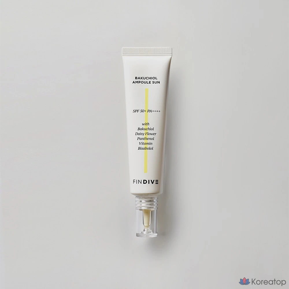 Ампульная сыворотка FINDIVE Bakuchiol Ampoule Sun SPF50+ PA++++, 30 мл, 1 шт.